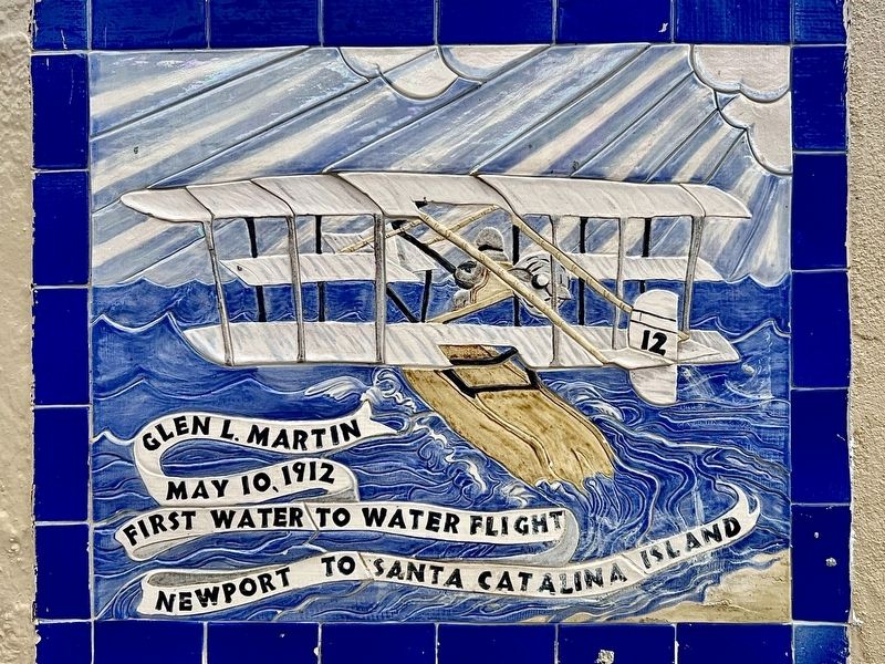 First Flight - Newport to Catalina Marker image. Click for full size.