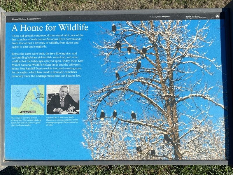 A Home for Wildlife Marker, nearby image. Click for full size.