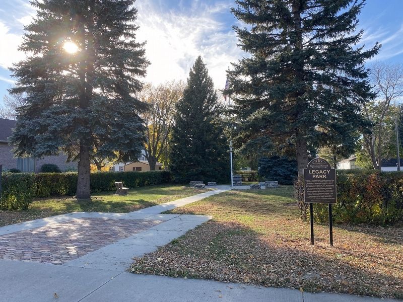 Legacy Park & Marker. Click for full size. Legacy Park & Marker image. Click for full size.