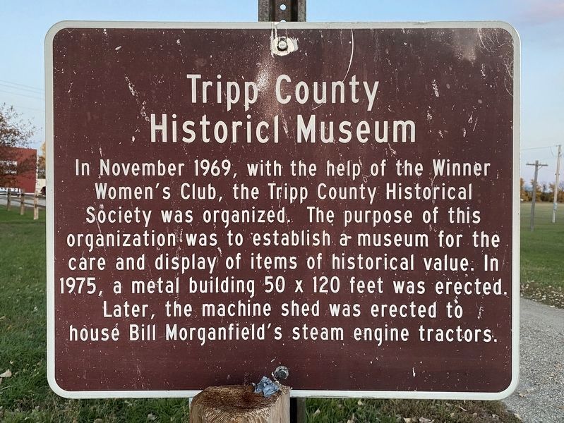 Tripp County Historicl Museum Marker image. Click for full size.
