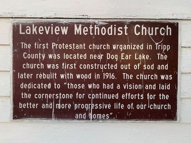 Lakeview Methodist Church Marker image. Click for full size.