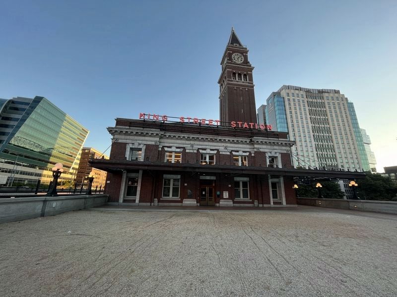 King Street Station Marker. Click for full size. King Street Station Marker image. Click for full size.