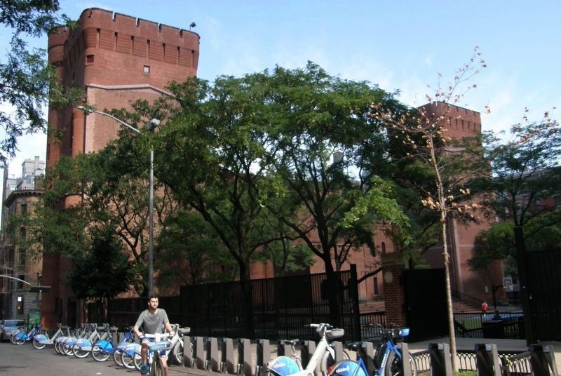 Rear facade of the former Squadron A Armory image. Click for full size.