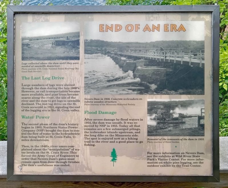 End of an Era Marker. Click for full size. End of an Era Marker image. Click for full size.