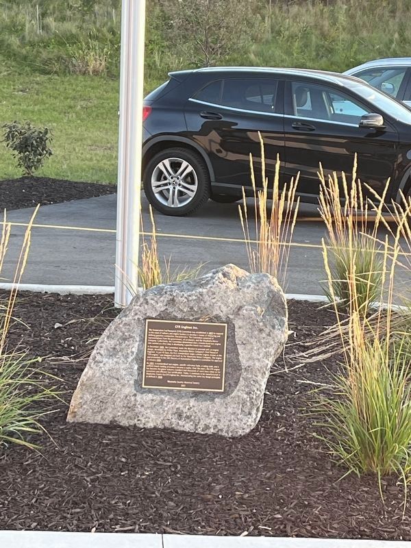 CFR Engines Inc. Marker. Click for full size. CFR Engines Inc. Marker image. Click for full size.