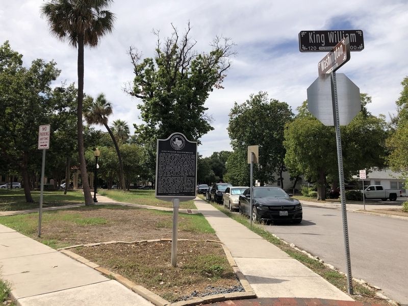 King William Neighborhood Marker image. Click for full size.