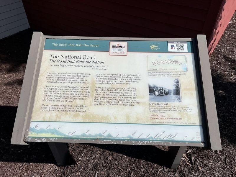The National Road Marker image. Click for full size.
