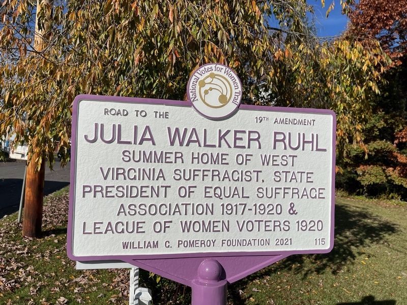Julia Walker Ruhl Marker image. Click for full size.