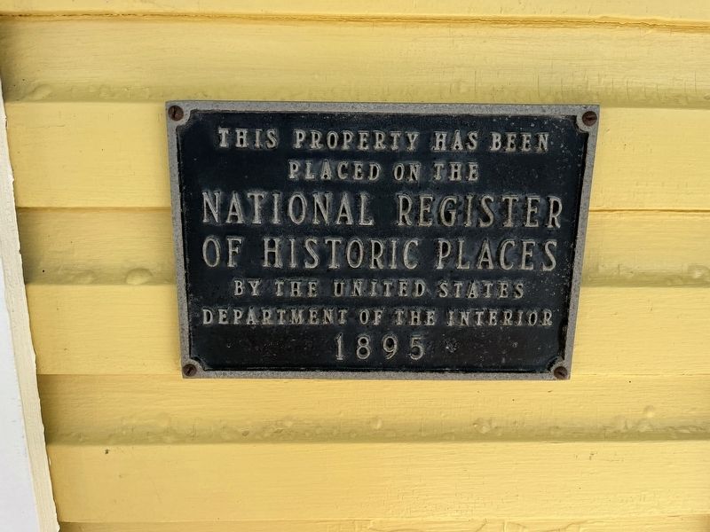 National Register of Historic Places plaque on the house image. Click for full size.