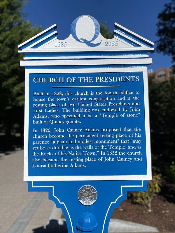 Church of the Presidents Marker. Click for full size. Church of the Presidents Marker image. Click for full size.