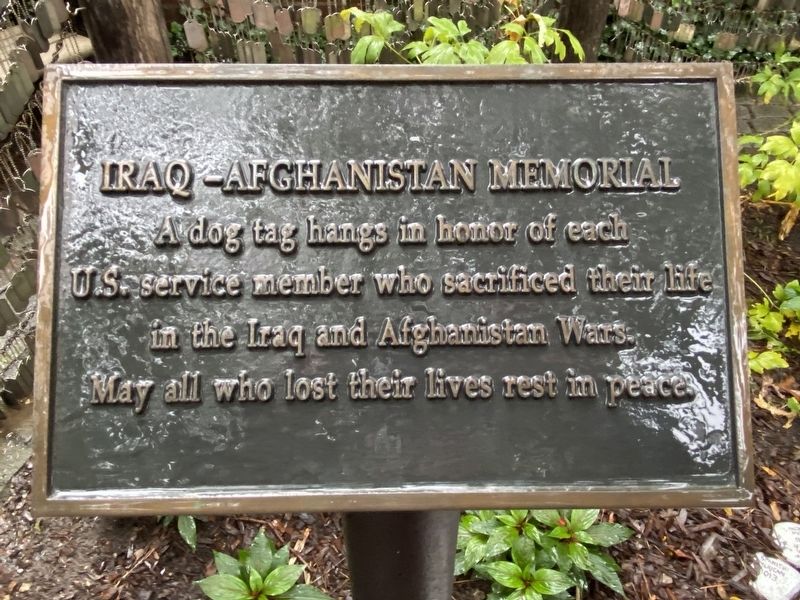 Iraq-Afghanistan Memorial image. Click for full size.