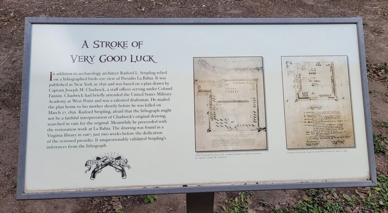 A Stroke of Very Good Luck Marker image. Click for full size.