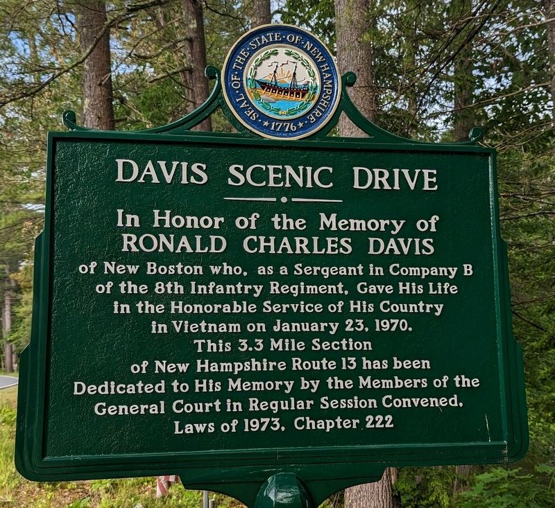 Davis Scenic Drive - Southern Marker image. Click for full size.