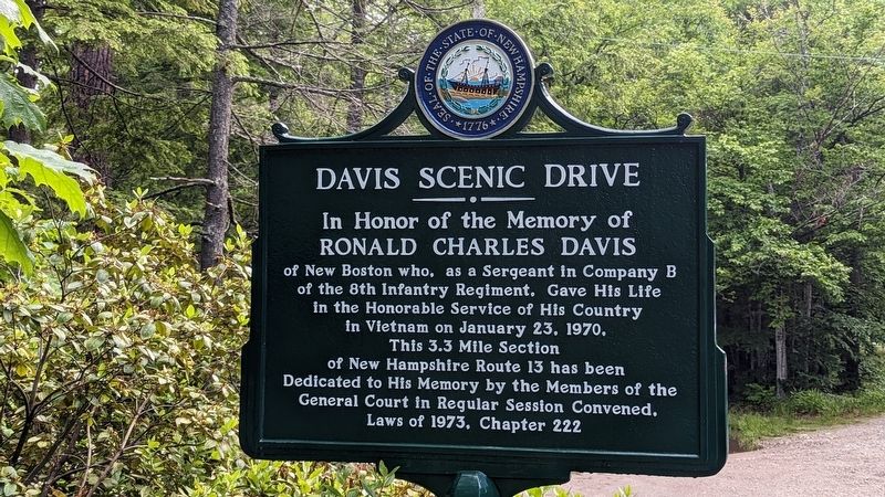 Davis Scenic Drive Marker image. Click for full size.