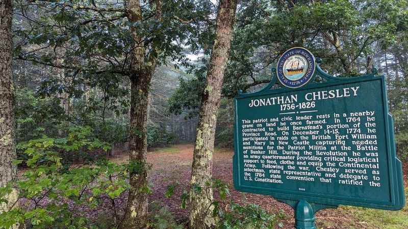 Jonathan Chesley Marker. Click for full size. Jonathan Chesley Marker image. Click for full size.