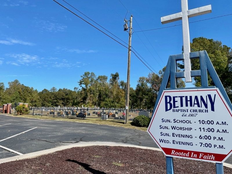 Bethany Baptist Church Cemetery. image. Click for full size.