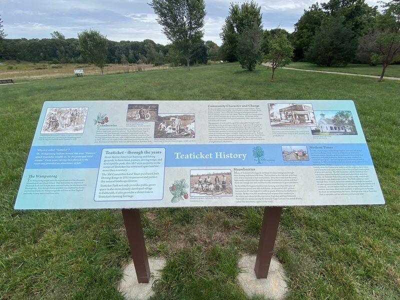 Teaticket History Marker. Click for full size. Teaticket History Marker image. Click for full size.