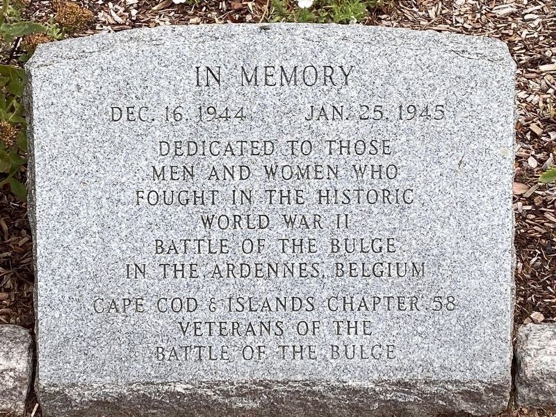 Falmouth World War II Monument. Click for full size. Falmouth World War II Monument image. Click for full size.