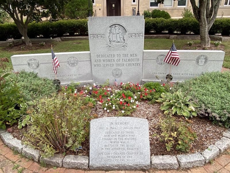 Falmouth World War II Monument. Click for full size. Falmouth World War II Monument image. Click for full size.