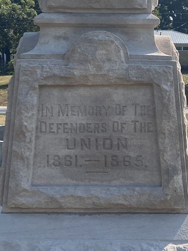 In Memory of the Defenders of the Union Marker image. Click for full size.