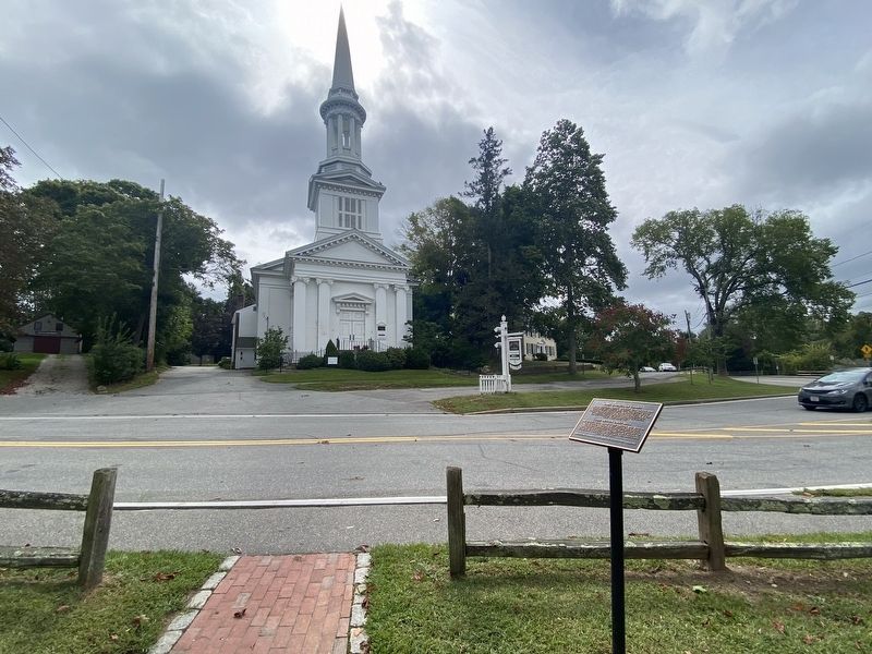 First Church of Christ / The Dexter Grist Mill Marker image. Click for full size.