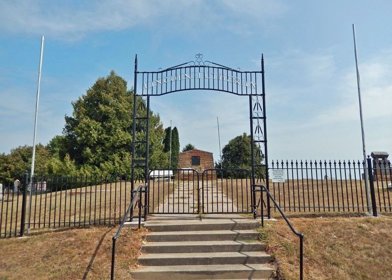 Lincoln Cemetery Entrance. Click for full size. Lincoln Cemetery Entrance image. Click for full size.