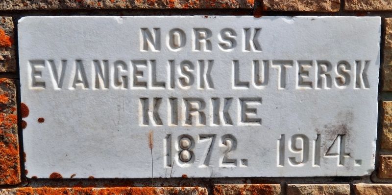 Lincoln Lutheran Church Cornerstone<br>1872 & 1914. Click for full size. Lincoln Lutheran Church Cornerstone<br>1872 & 1914 image. Click for full size.