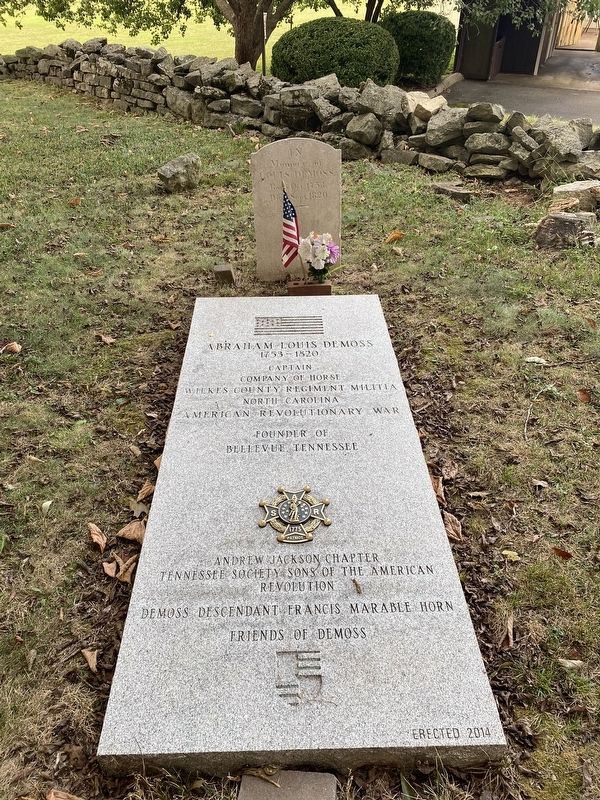 Grave of Abraham Louis DeMoss image. Click for full size.