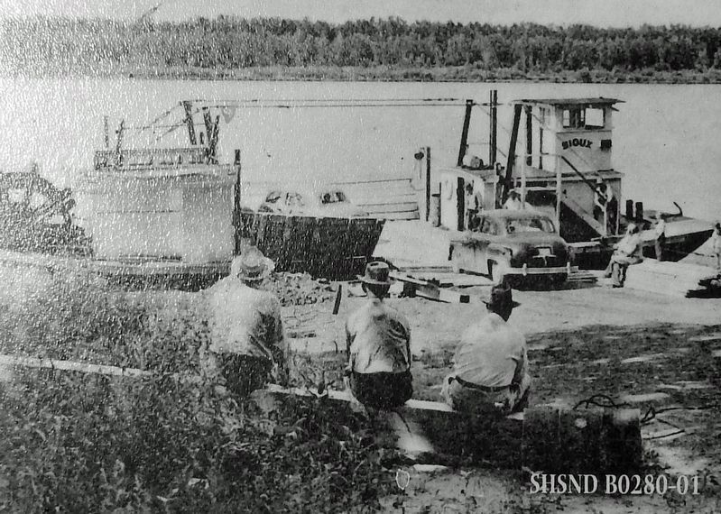 Marker detail: Watching the Ferry image. Click for full size.