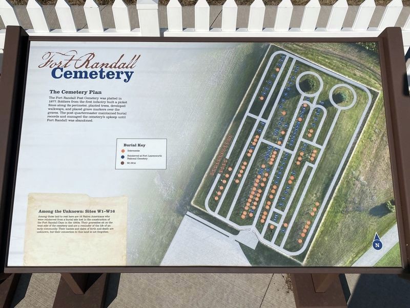 Fort Randall Cemetery Marker image. Click for full size.