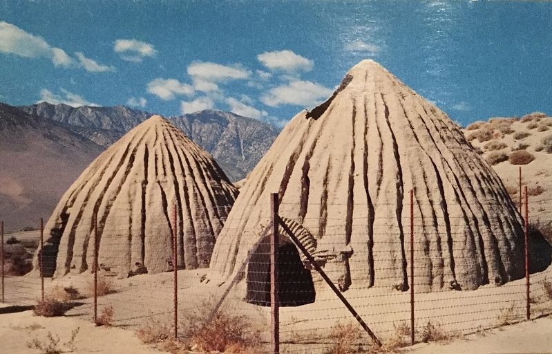 Old Postcard - Charcoal Kilns image. Click for full size.
