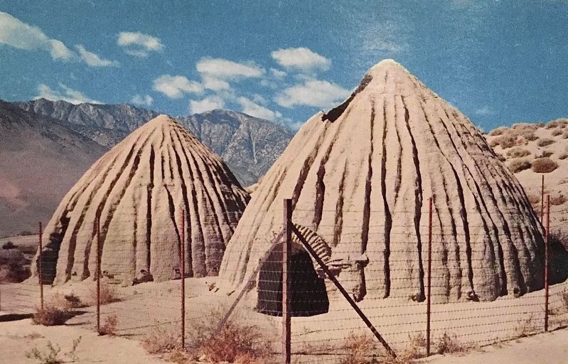 Old Postcard -- Charcoal Kilns. Click for full size. Old Postcard -- Charcoal Kilns image. Click for full size.