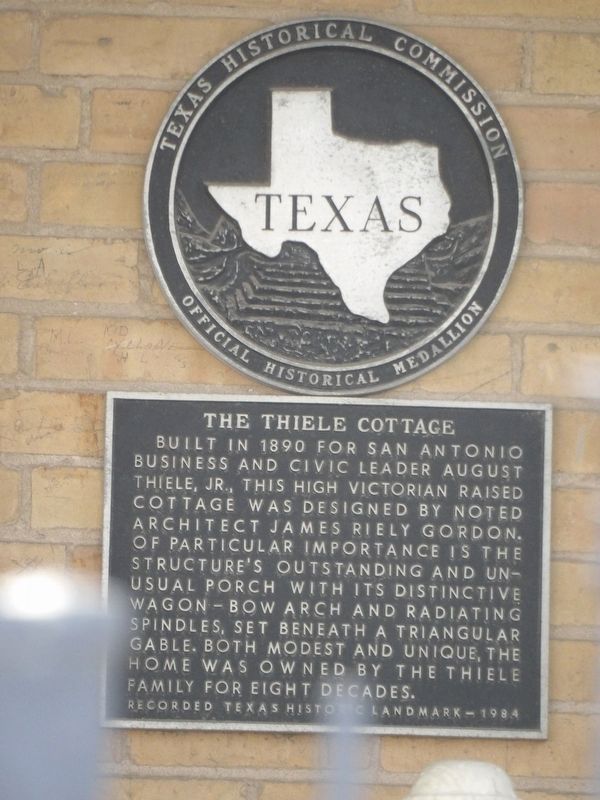 The Thiele Cottage Marker image. Click for full size.