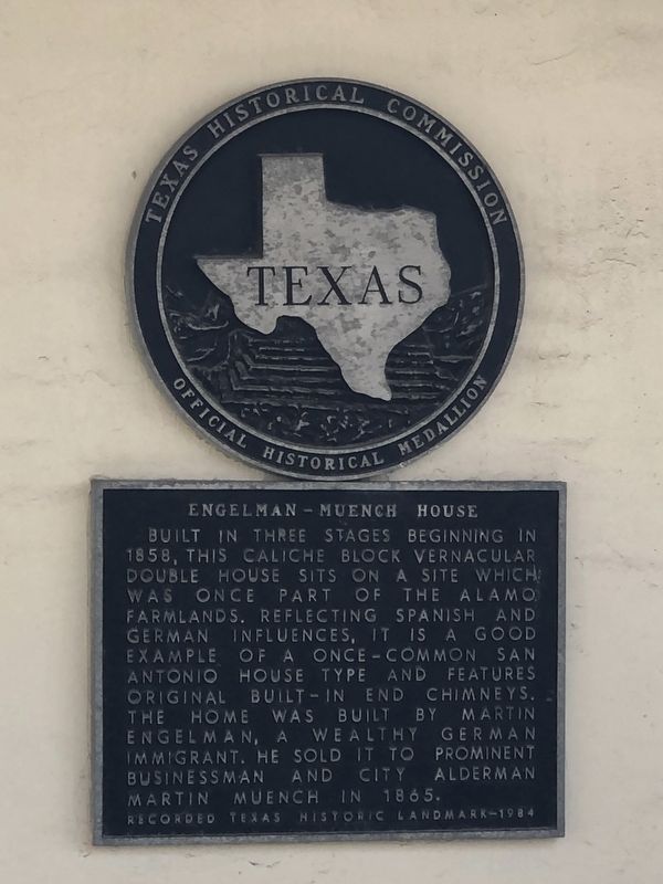Engelman-Muench House Marker image. Click for full size.