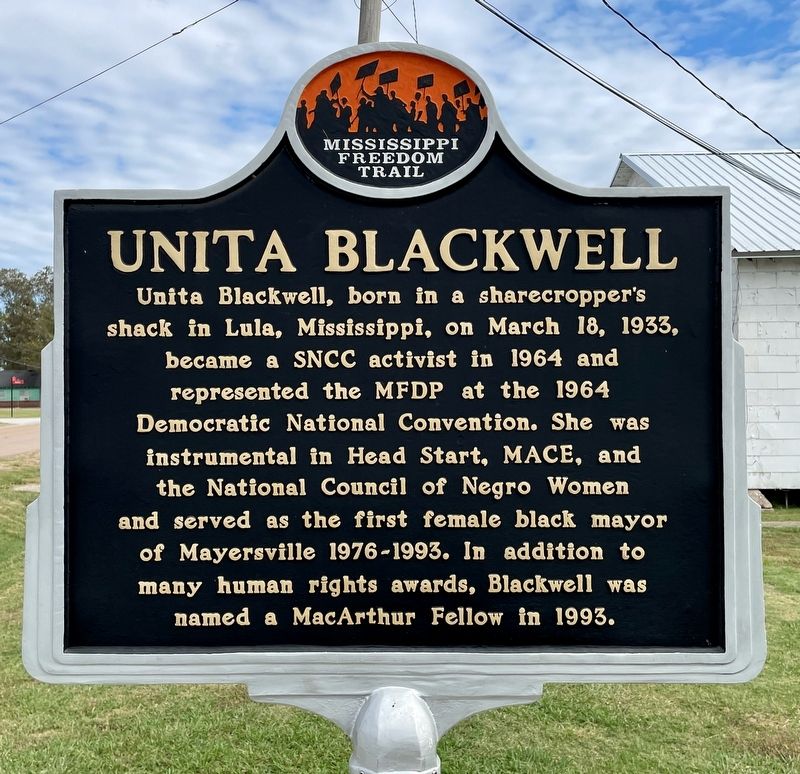 Unita Blackwell Marker image. Click for full size.