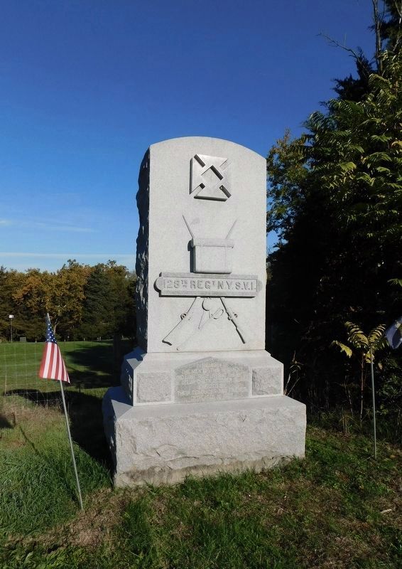 The 128th New York Monument<br>At This Location image. Click for full size.