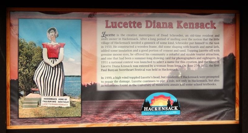 Lucette Diana Kensack Marker image. Click for full size.