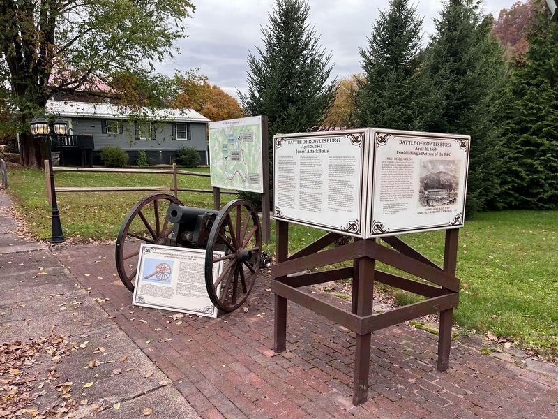Battle of Rowlesburg Marker image. Click for full size.