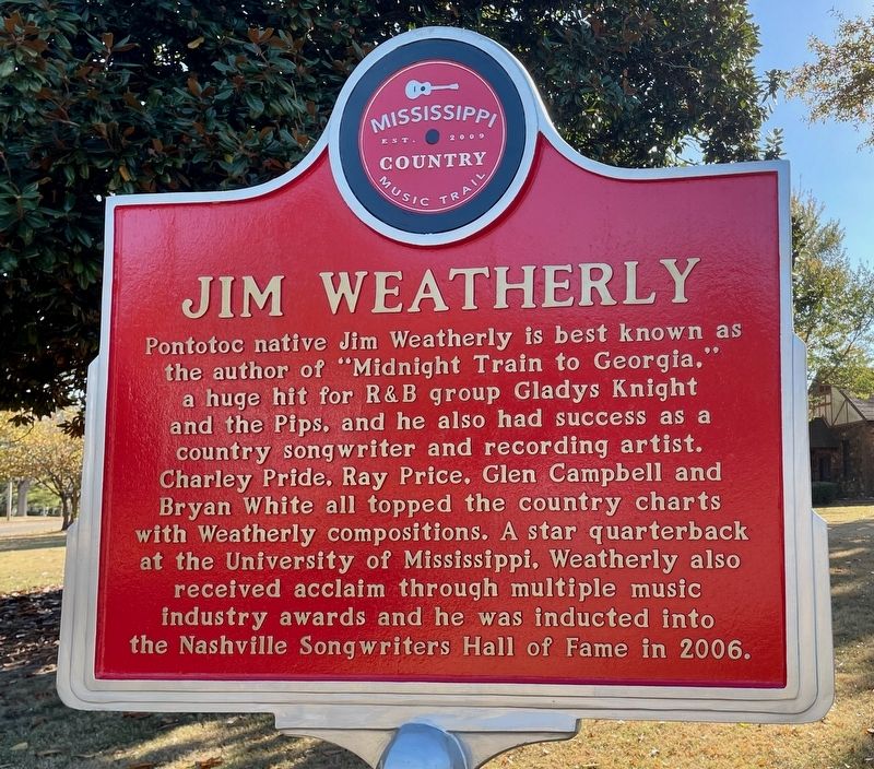 Jim Weatherly Marker image. Click for full size.