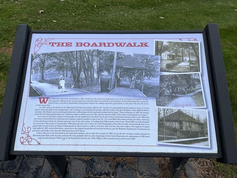 The Boardwalk Marker image. Click for full size.