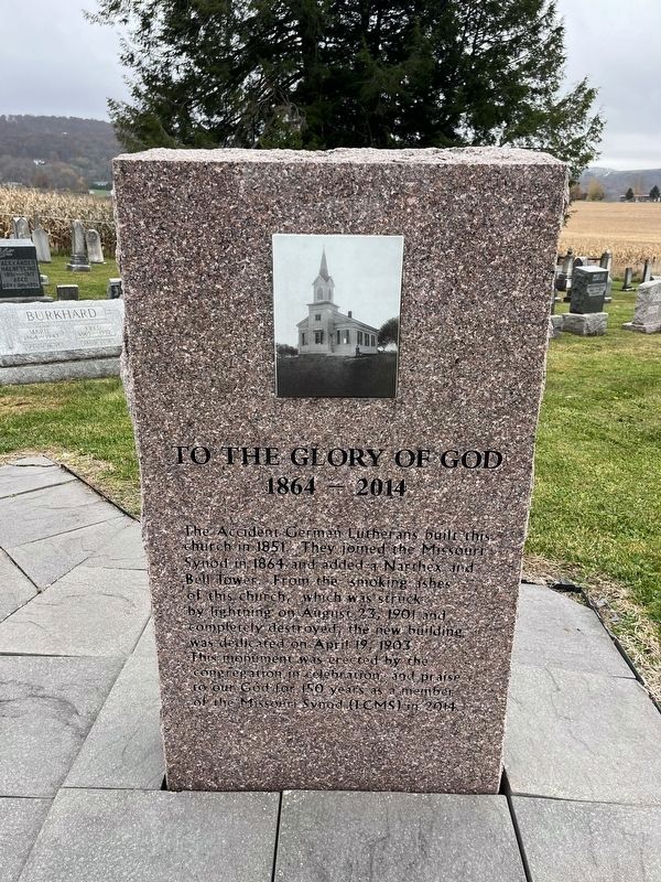 To the Glory of God Marker. Click for full size. To the Glory of God Marker image. Click for full size.