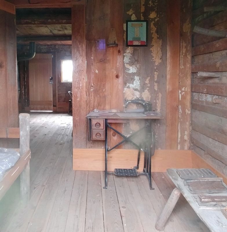 Olmstead Cabin interior image. Click for full size.