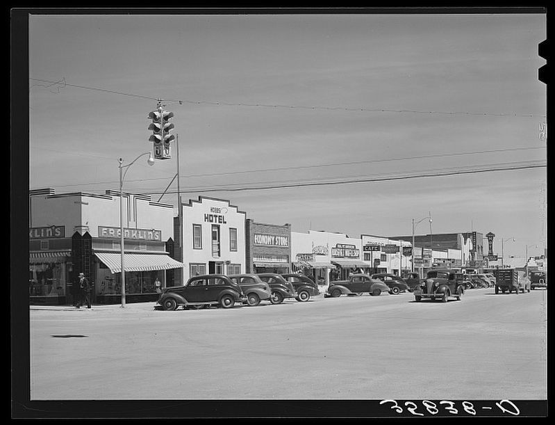 Hobbs, Oil Boom Town image. Click for full size.