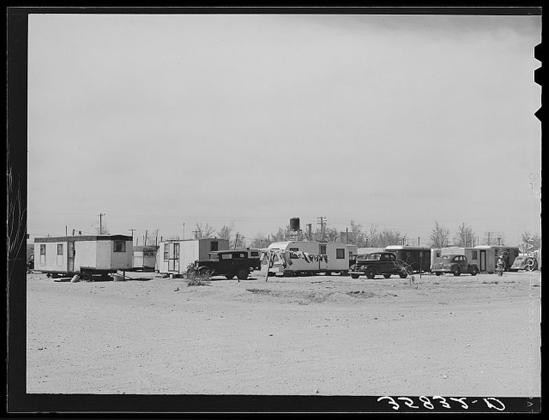 Hobbs Oil Field Workers' Trailers image. Click for full size.