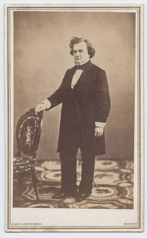 Stephen A. Douglas. Click for full size. Stephen A. Douglas image. Click for full size.