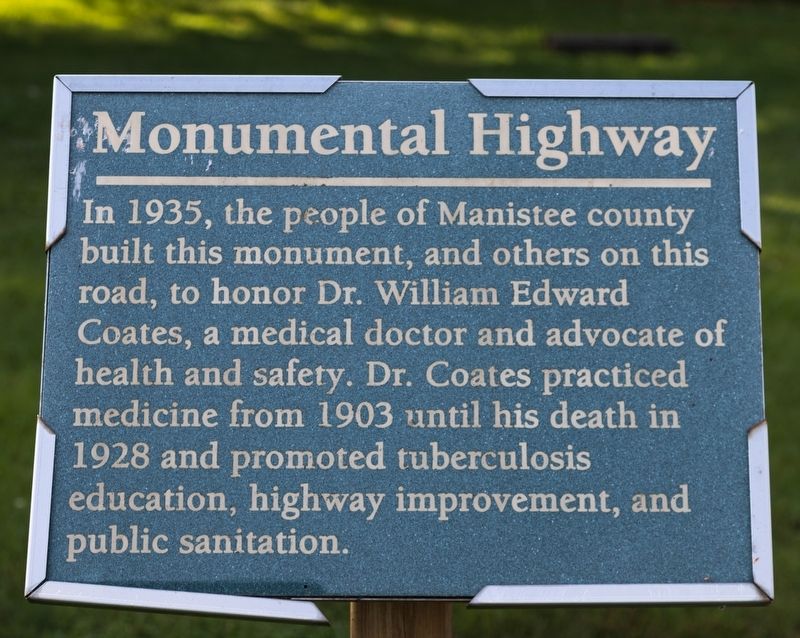 Monumental Highway Marker. Click for full size. Monumental Highway Marker image. Click for full size.