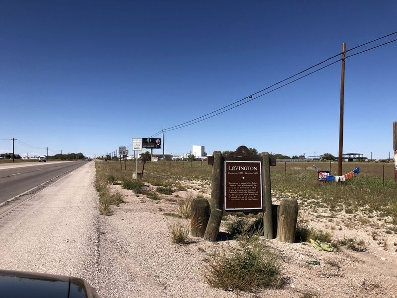Lovington Marker image. Click for full size.