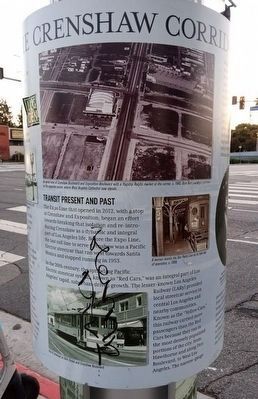The Crenshaw Corridor Marker image. Click for full size.