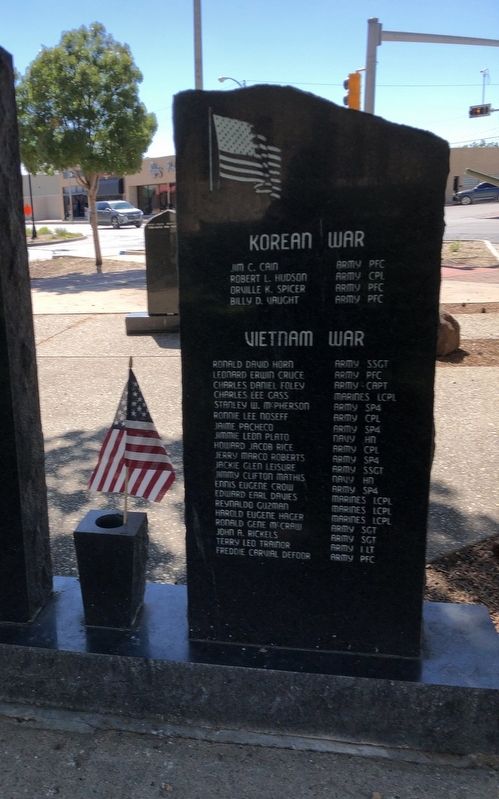 Lea County War Memorial (Korea & Vietnam) image. Click for full size.