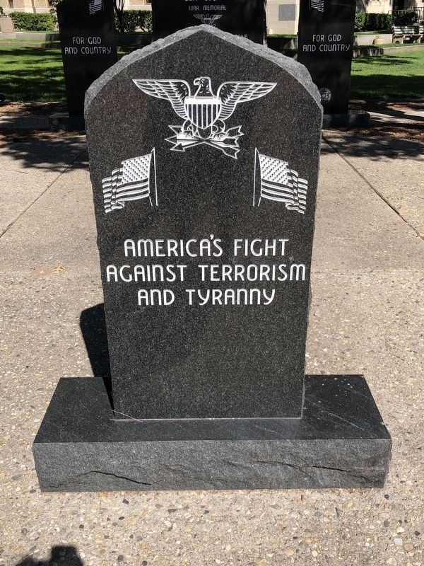 Lea County War Memorial (War on Terror - front) image. Click for full size.